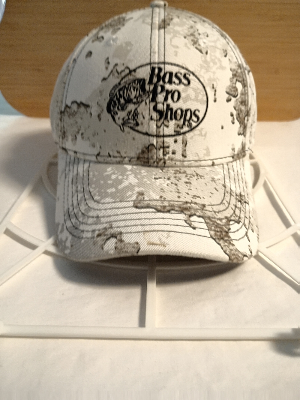 Bass Pro Shops Men's White Camo Baseball Cap